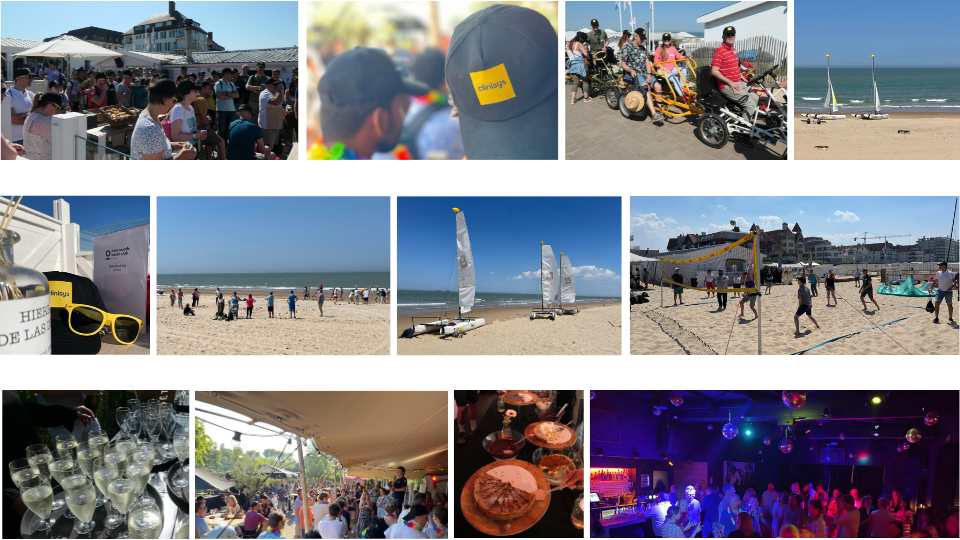 Collage of photos taken during the Clinisys Integration Day 2023