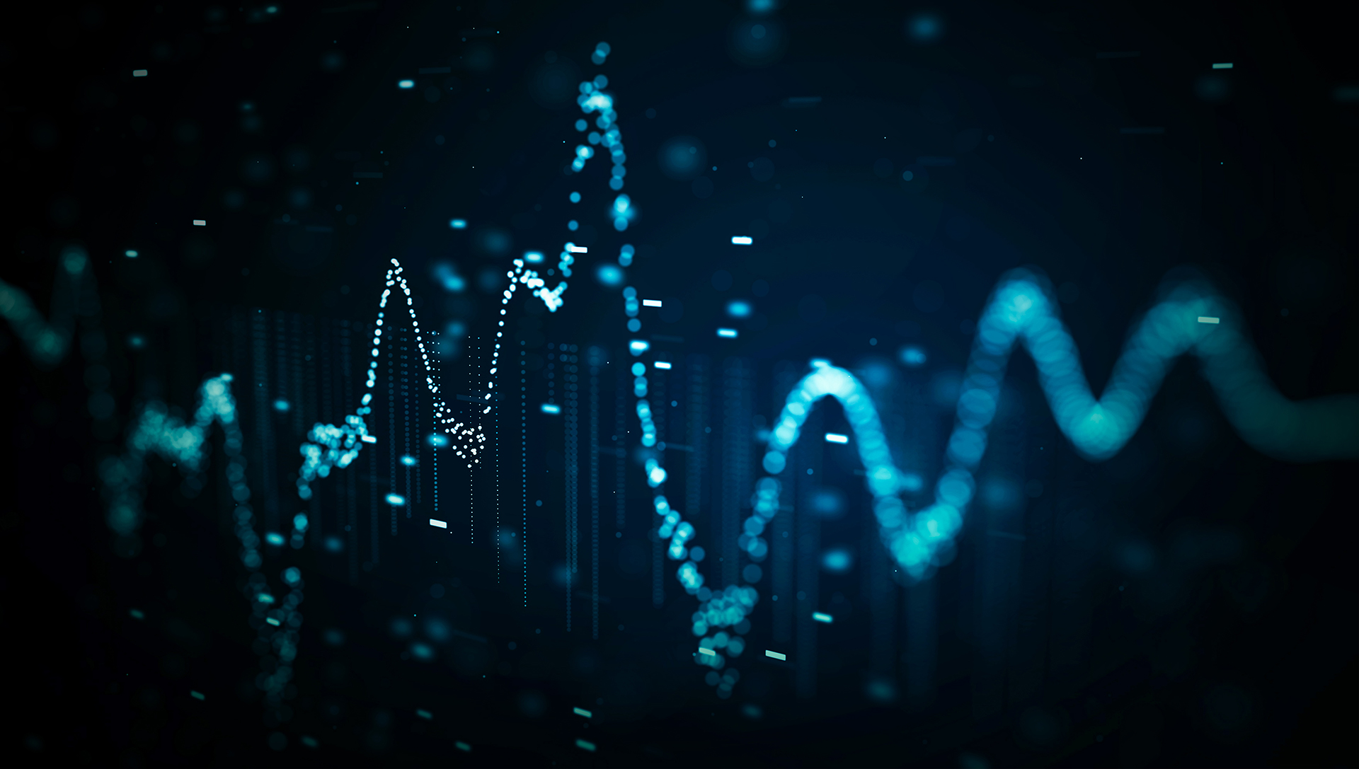 Graph chart on screen