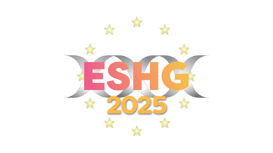ESHG 2025 logo